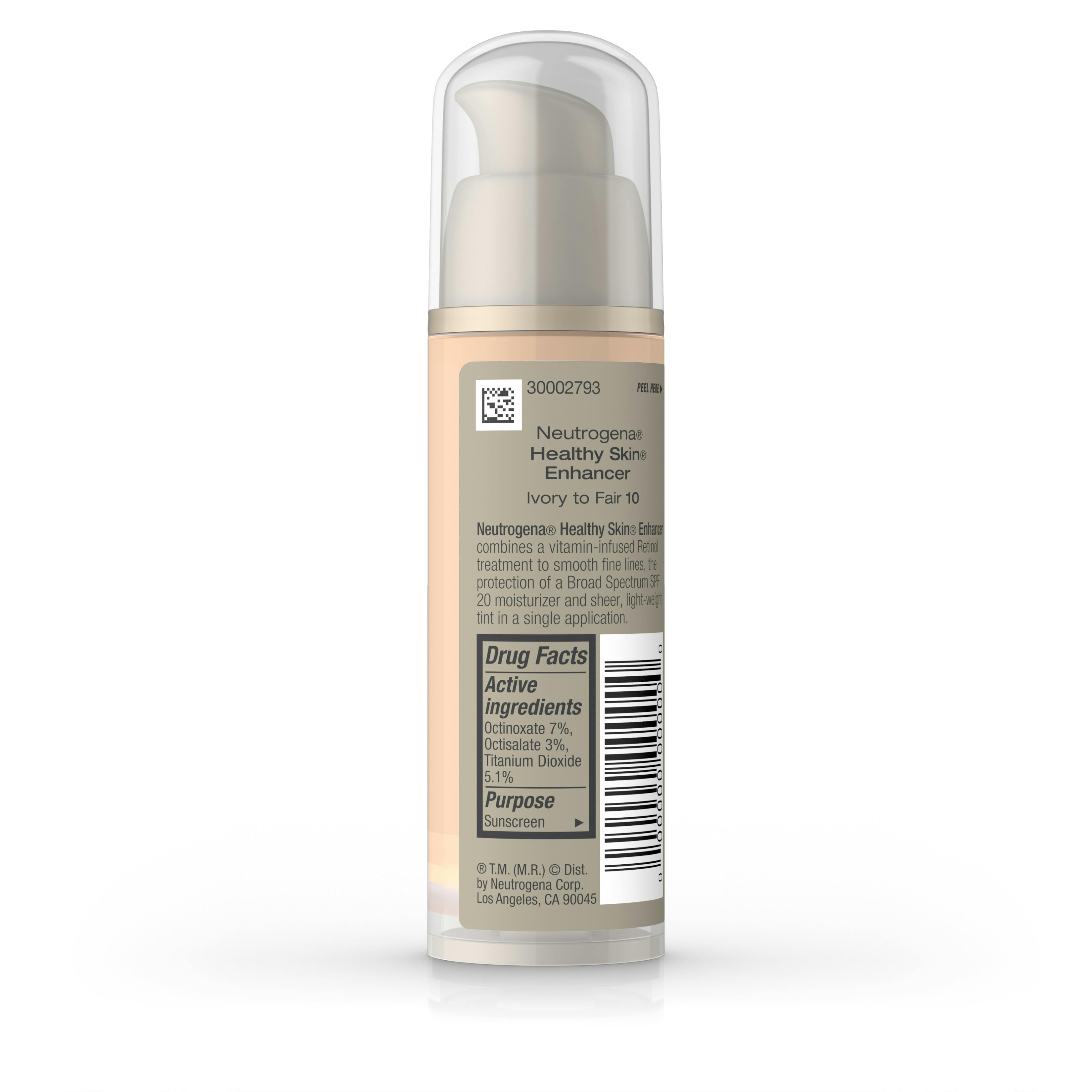 neutrogena healthy skin enhancer broad spectrum spf 20