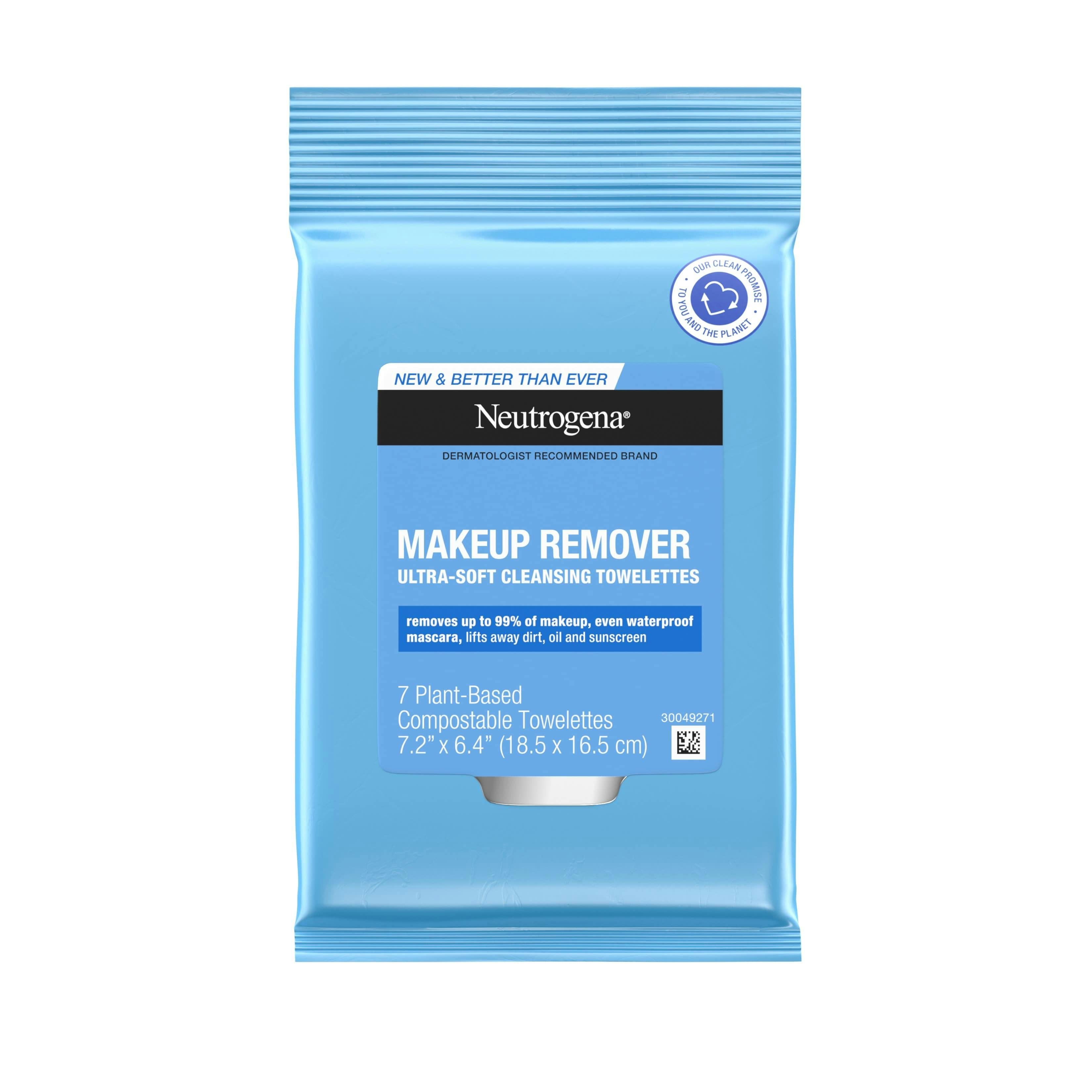 Compostable Makeup Remover Facial Wipes | Neutrogena®