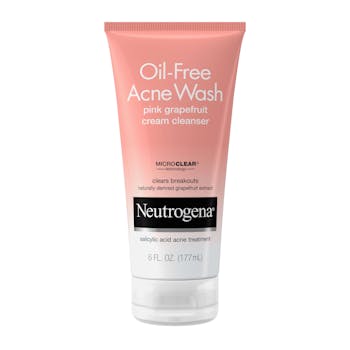 Oil-Free Acne Wash Pink Grapefruit Cream Cleanser
