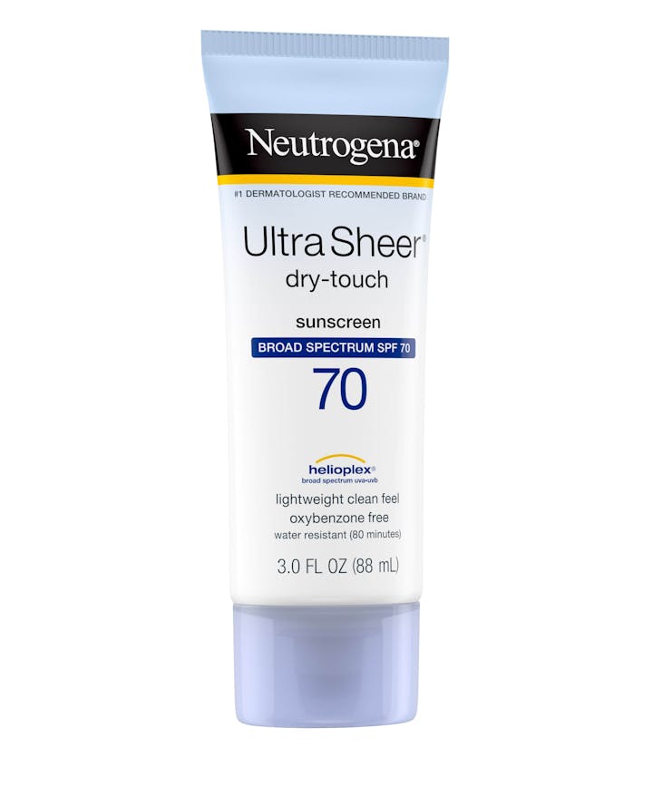 Neutrogena Ultra Sheer® Dry-Touch Oxybenzone-Free Sunscreen Lotion Broad Spectrum SPF 70