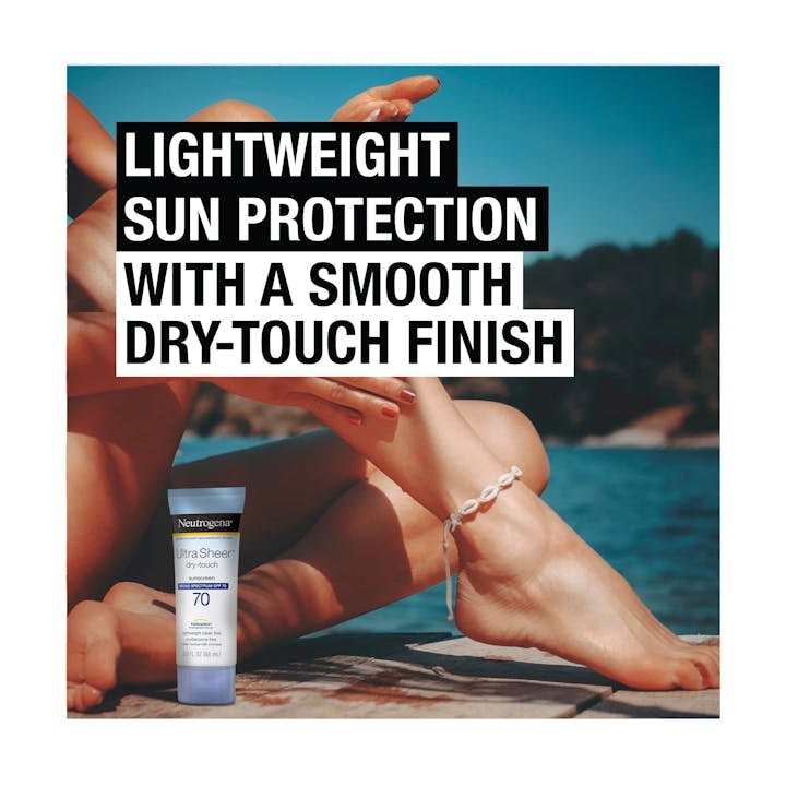 Ultra Sheer&reg; Dry-Touch Oxybenzone-Free Sunscreen Lotion Broad Spectrum SPF 70