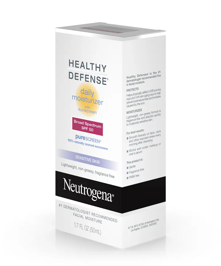 Healthy Defense® Daily Moisturizer with Sunscreen Broad Spectrum SPF 50 - Sensitive Skin