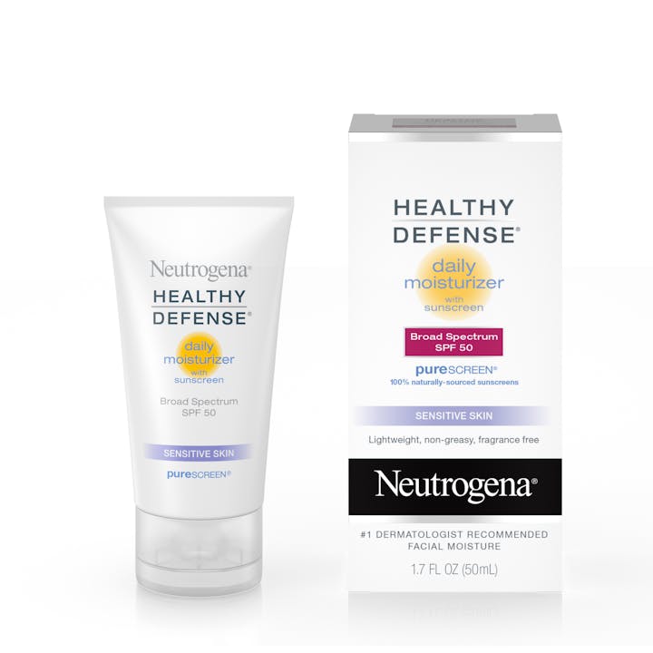 Neutrogena Healthy Defense® Daily Moisturizer with Sunscreen Broad Spectrum SPF 50-Sensitive Skin