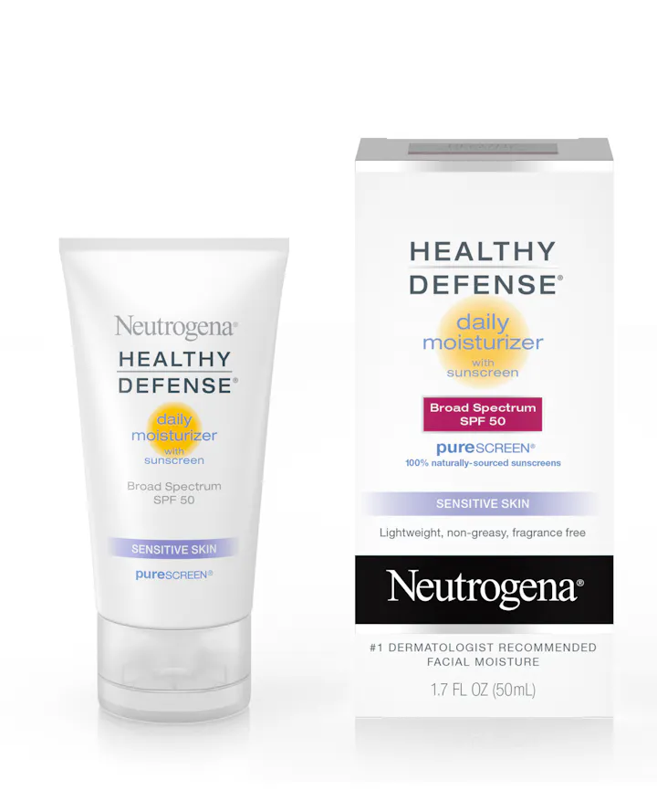 Neutrogena Healthy Defense® Daily Moisturizer with Sunscreen Broad Spectrum SPF 50-Sensitive Skin