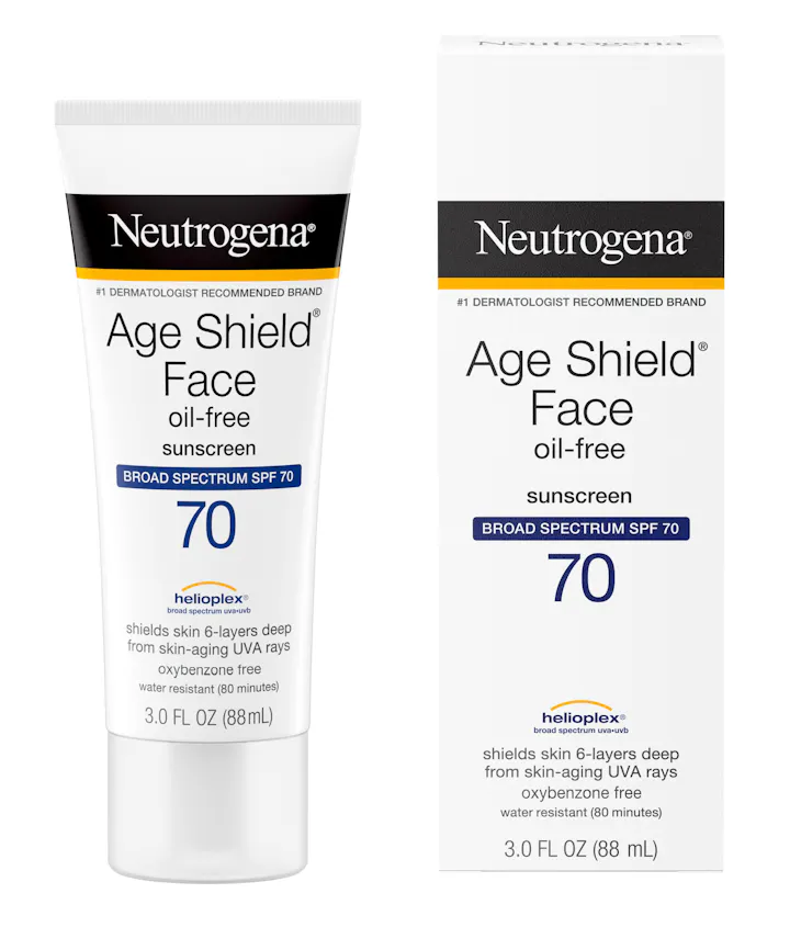 Age Shield&reg; Face Oil-Free Oxybenzone-Free Sunscreen Broad Spectrum SPF 70