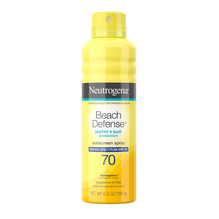 Neutrogena Beach Defense® Water + Sun Protection Sunscreen Spray Broad Spectrum SPF 70