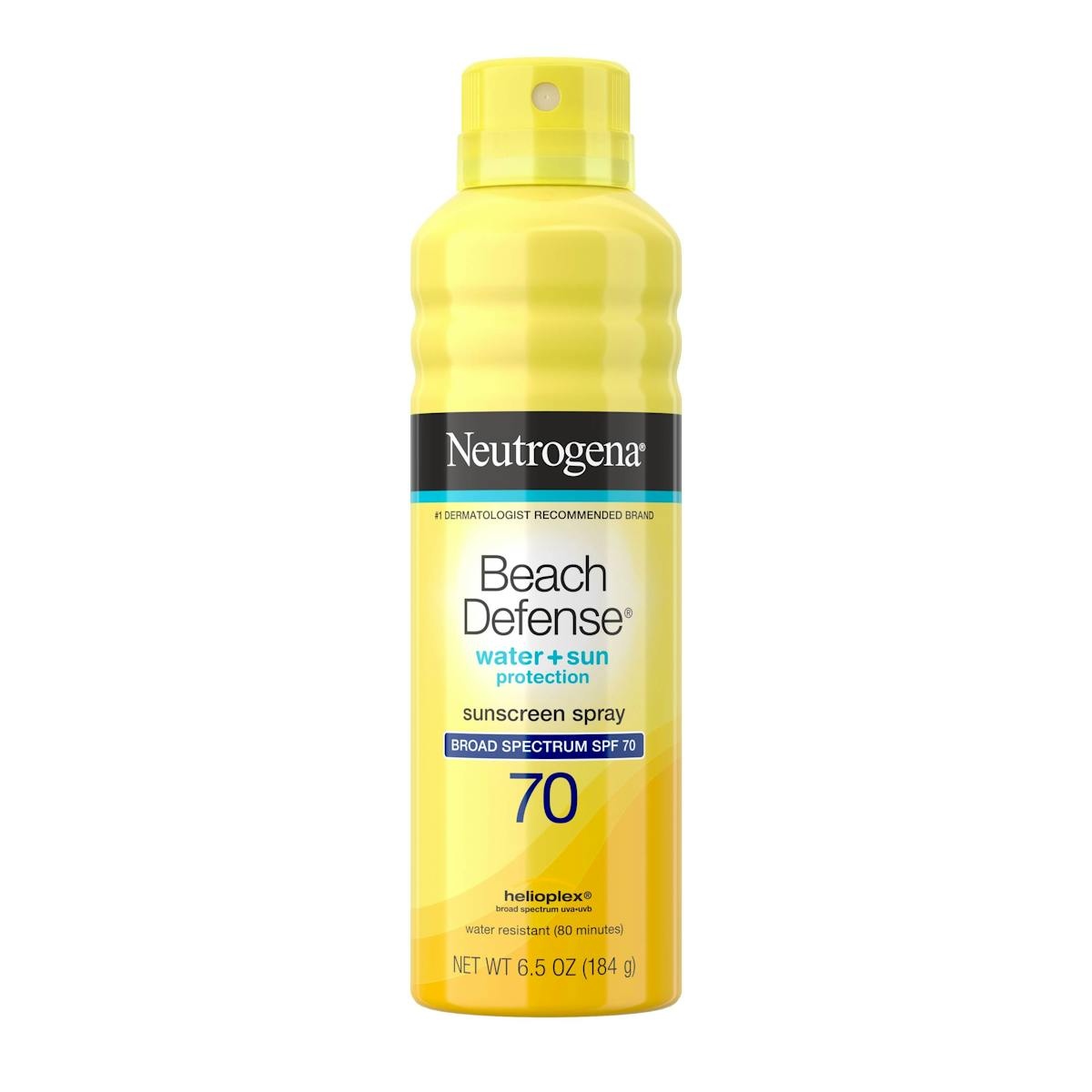 Neutrogena Beach Defense® Water + Sun Protection Sunscreen Spray Broad Spectrum SPF 70