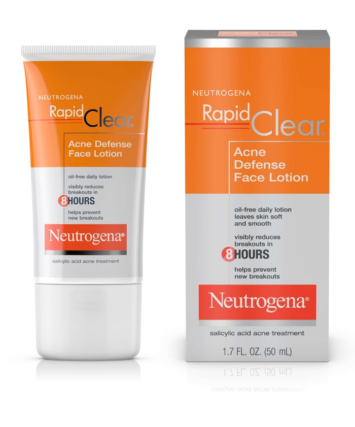 Neutrogena Rapid Clear Acne Defense Oil-Free Face Lotion & Moisturizer