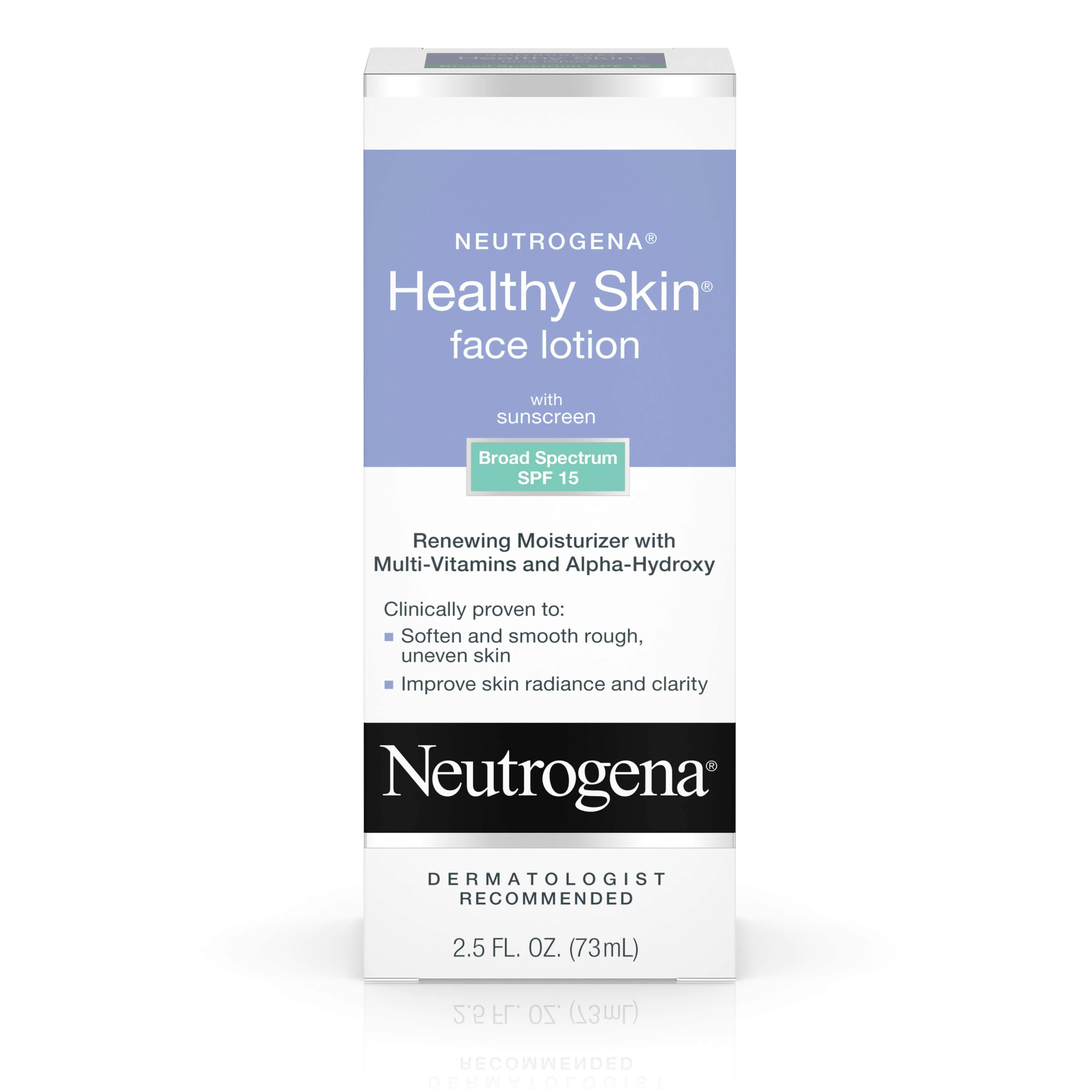 neutrogena spf 15 face lotion