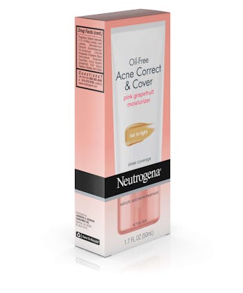 Oil-Free Acne Correct &amp; Cover Pink Grapefruit Moisturizer