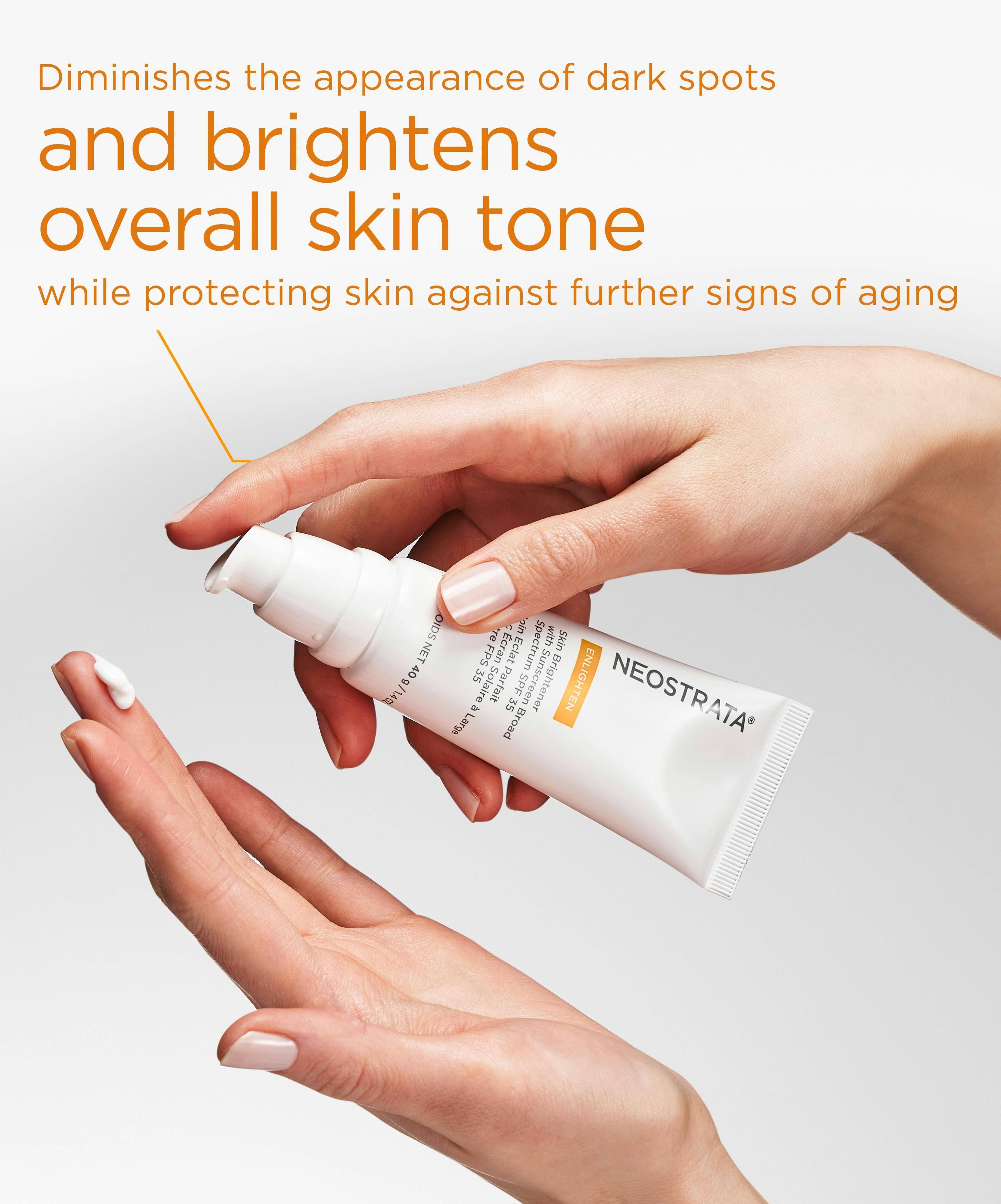 Skin Brightener SPF 35 Moisturizer to Treat Uneven Skin Dark